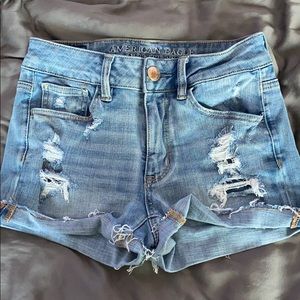 Distressed American Eagle shorts